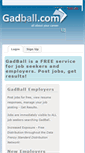 Mobile Screenshot of hiring.gadball.com