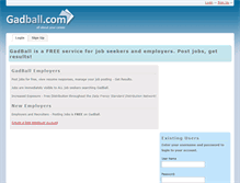 Tablet Screenshot of hiring.gadball.com